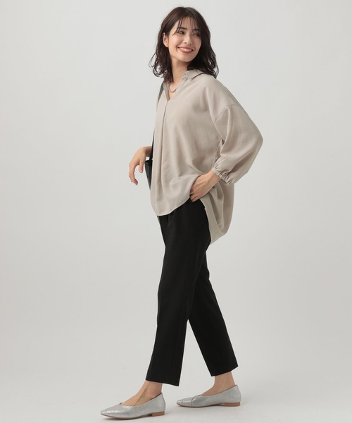 「Elura」 7分袖シャツ FREE ホワイト レディース_画像5