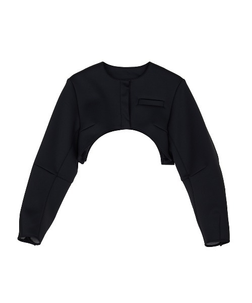 ジャケット ノーカラージャケット OVAL SCOOP BOLERO レディース | ELCHELE | 12