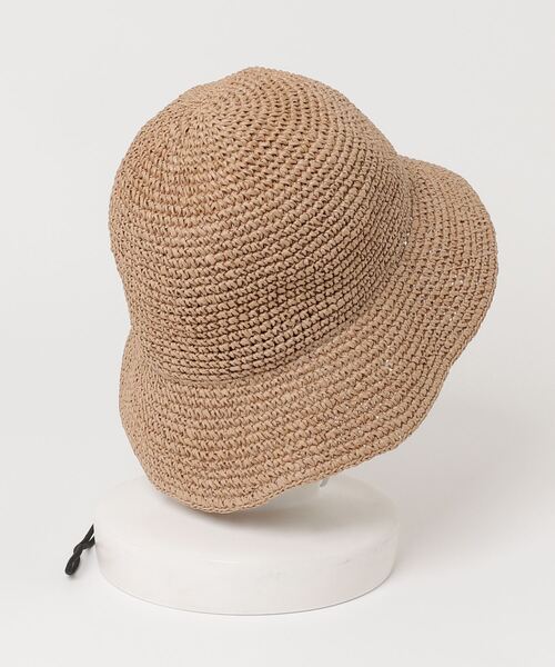 「halo commodity」 ストローハット F ブラウン レディース_画像2