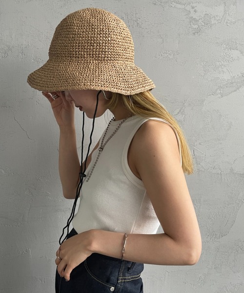 「halo commodity」 ストローハット F ブラウン レディース_画像5