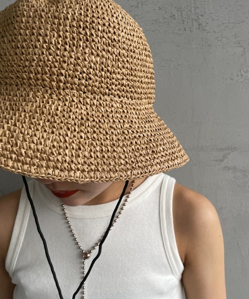 「halo commodity」 ストローハット F ブラウン レディース_画像7