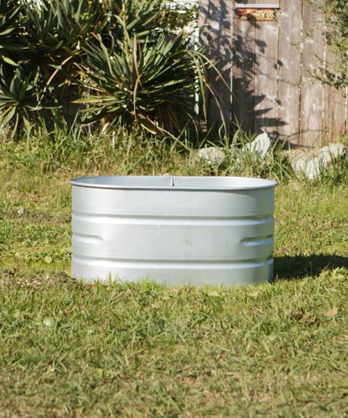 DULTON（ダルトン） 花瓶 GALVANIZED TANK OVAL L/鉢カバー : ZOZOTOWN