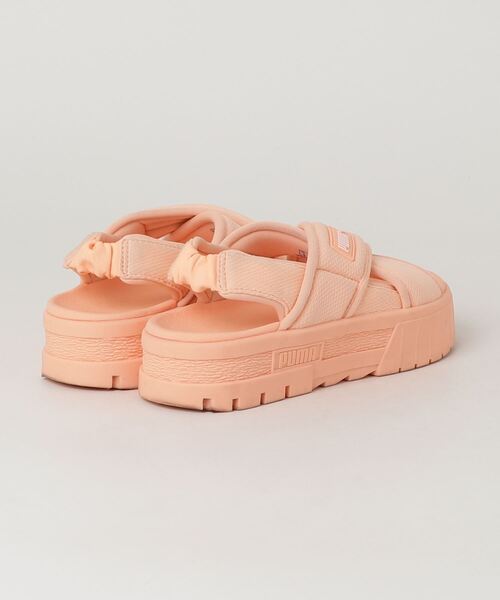 「PUMA」 フラットサンダル 23cm オレンジ レディース_画像2