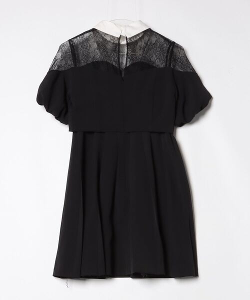 「EATME」 レース半袖ワンピース - ブラック レディース_画像2