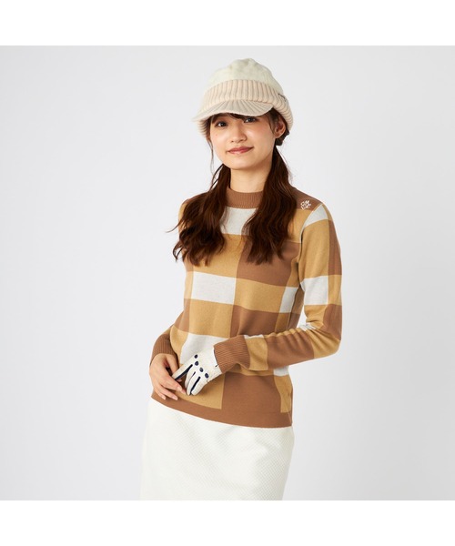ゴルフ レディースセーター、トレーナー（色：ベージュ系