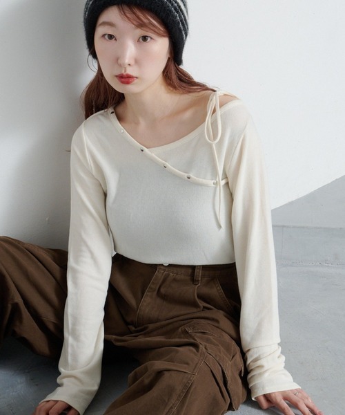 Kastane（カスタネ） tシャツ 「新色追加/4色展開」スタッズデザイン