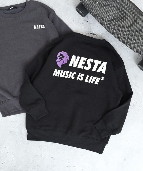NESTA BRAND（ネスタブランド） トレーナー NESTA 裏起毛 オーバー