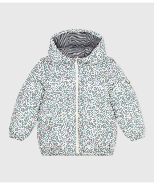 PETIT BATEAU（プチバトー） ダウン アウター 中綿入りフード