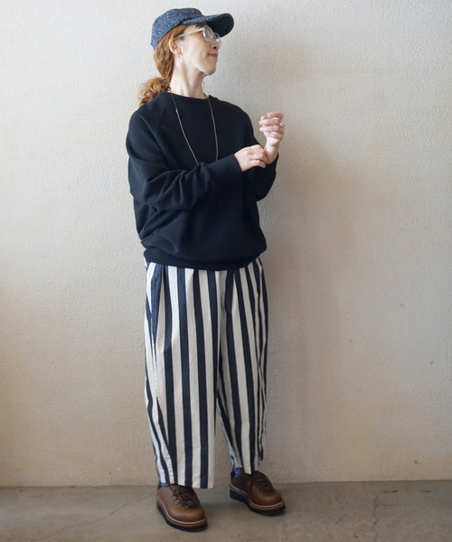 パンツ journal standard luxe JOURNAL STANDARD LUXE パンツ ストライプデニム イージーパンツ