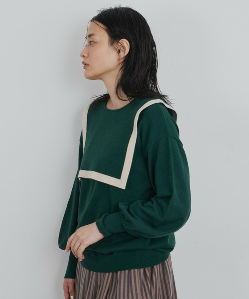 「Libra Cue」 長袖ニット FREE モカ レディース_画像5