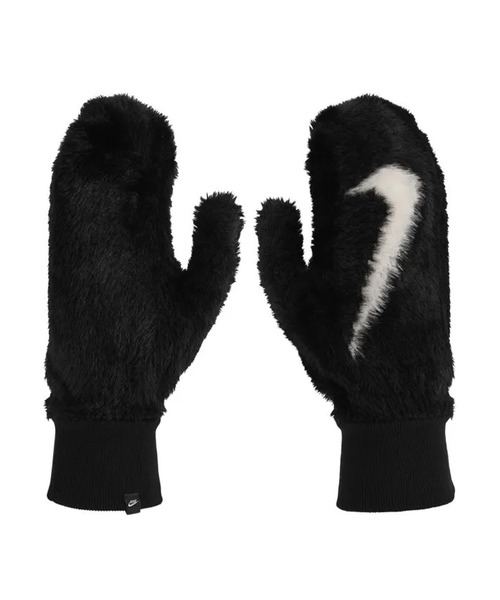 Nike ACE ブラック ミトングローブ NIKE（ナイキ） 手袋 手袋 プラッシュ ニットミトン 防寒 CW2012-010