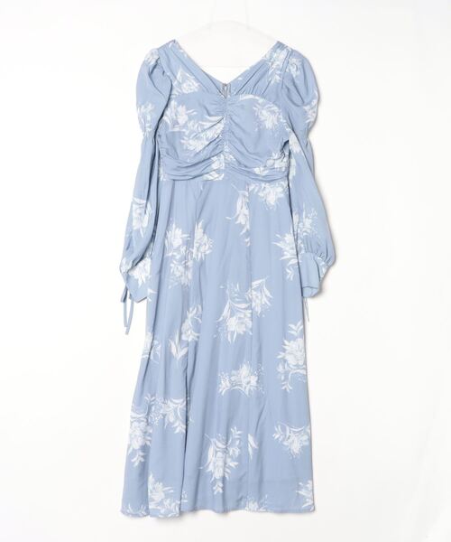 Her lip to 花柄長袖ワンピース S ブルー レディース : ZOZOTOWN Yahoo