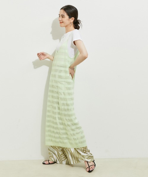 「LE CERCLE par rope'」 ニットワンピース FREE ダークブラウン レディース_画像3