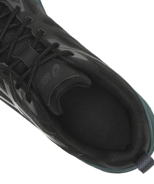 ASICS（アシックス） ローカットスニーカー 23.0cm ブラック×グリーン