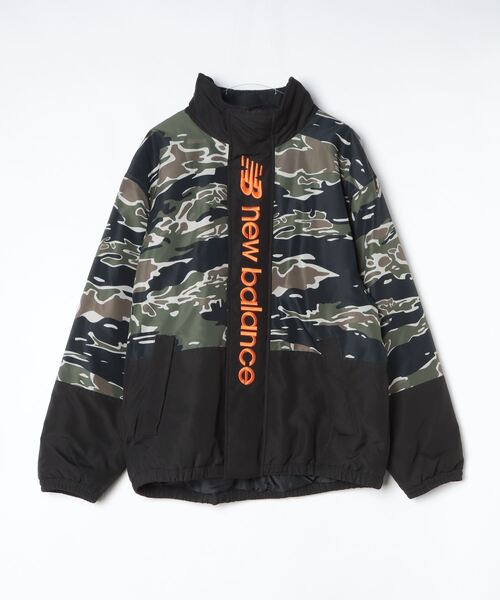 New Balance 中綿ジャケット グレー/ブラック New Balance（ニューバランス） ブルゾン アウター ファッション