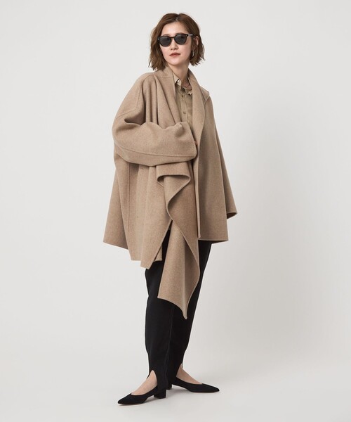 新品タグ付　conte コンテ　リバーストールコート conte コート アウター 「conte」リバー ストールコート レディース