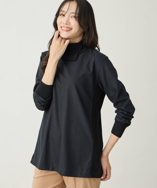 AAAAAA　Cニット　ブラック A/C DESIGN BY ALPHA CUBIC（エーシーデザインバイアルファ