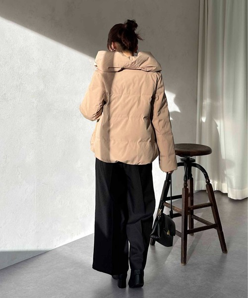 「Thevon」 ダウンジャケット FREE ブラック レディース_画像6