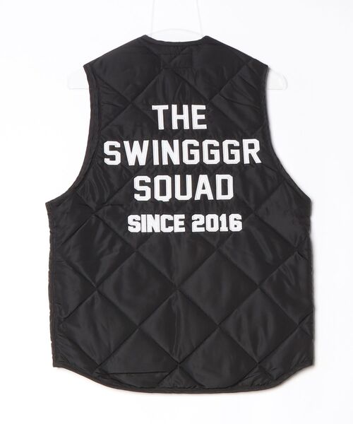 黒Lメンズ　定価18000円　THE SWINGGGRゴルフ　中綿ベスト 黒Lメンズ 定価18000円 THE SWINGGGRゴルフ 中綿ベスト - メルカリ