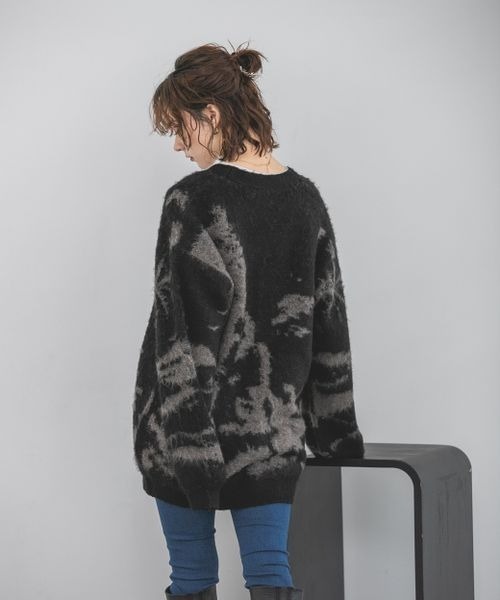 「JEANASIS」 ニットカーディガン FREE ベージュ レディース_画像10