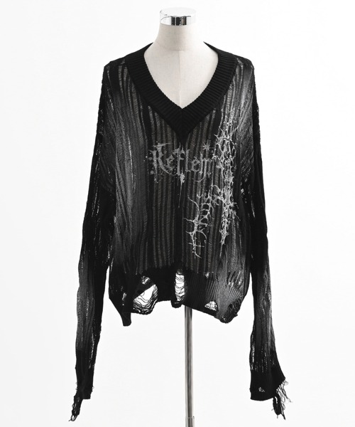 REFLEM（レフレム） ニット セーター 「REFLEM/レフレム」顔料加工