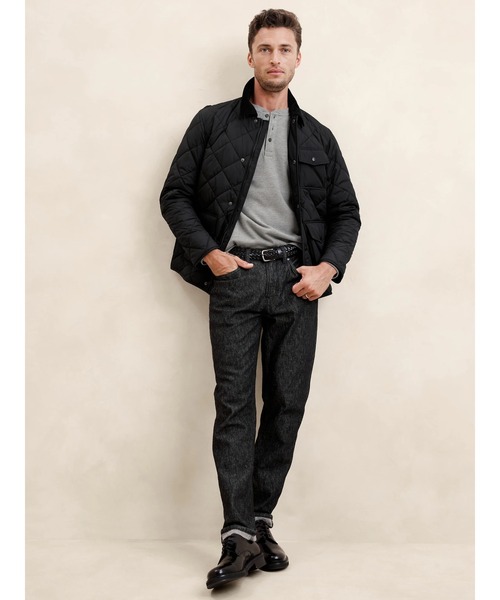 「BANANA REPUBLIC FACTORY STORE」 長袖ニット M グレー メンズ_画像2