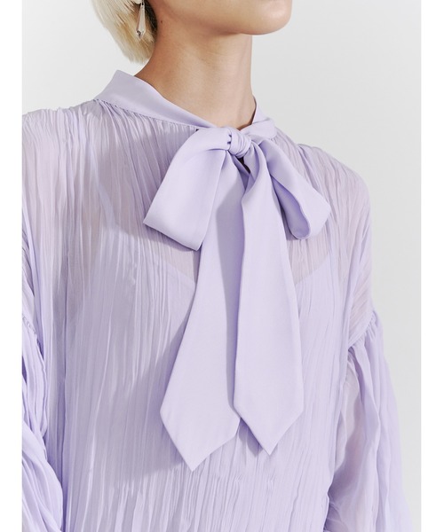 「PAMEO POSE」 長袖ワンピース SMALL パープル レディース_画像5