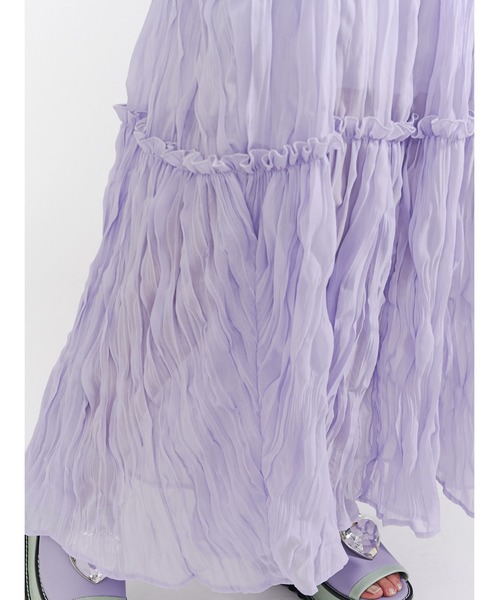 「PAMEO POSE」 長袖ワンピース SMALL パープル レディース_画像7