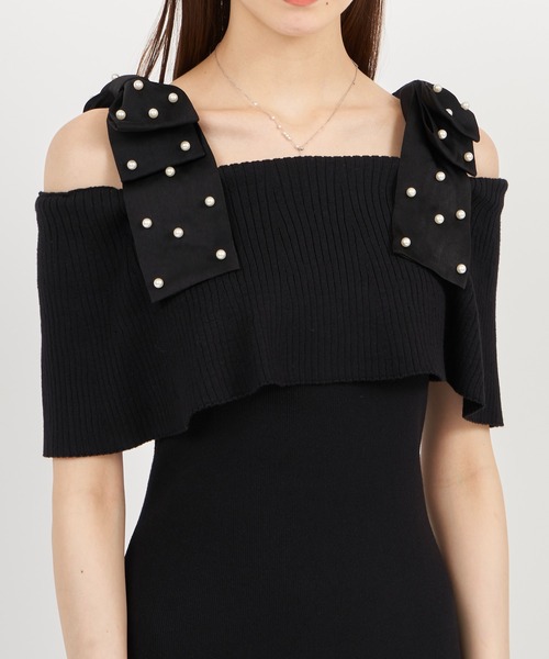 「ROYAL PARTY」 キャミソールワンピース SHORT グレー レディース_画像2