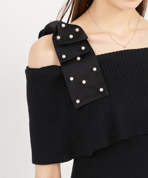 「ROYAL PARTY」 キャミソールワンピース SHORT グレー レディース_画像3