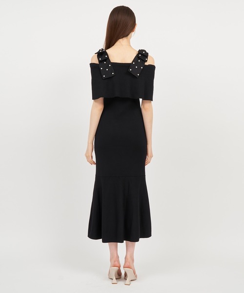 「ROYAL PARTY」 キャミソールワンピース SHORT グレー レディース_画像6