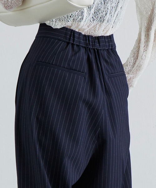 Lui's（ルイス） スラックス パンツ TRストレッチセミワイドパンツ