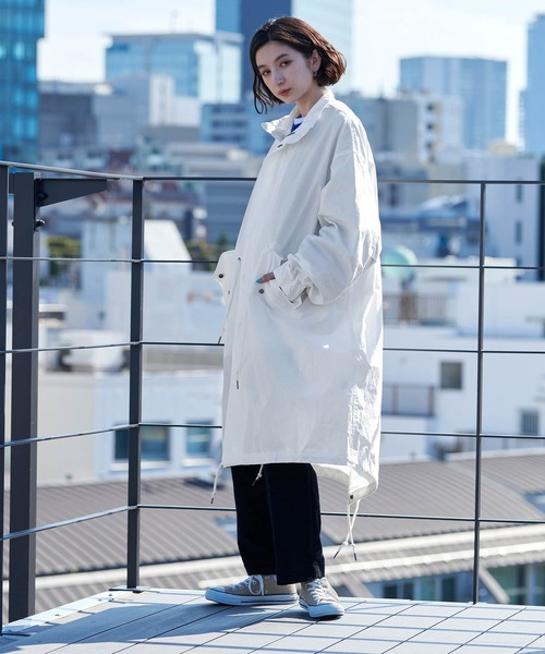 「BARK MANHATTAN」 ミリタリーコート M ベージュ メンズ_画像6