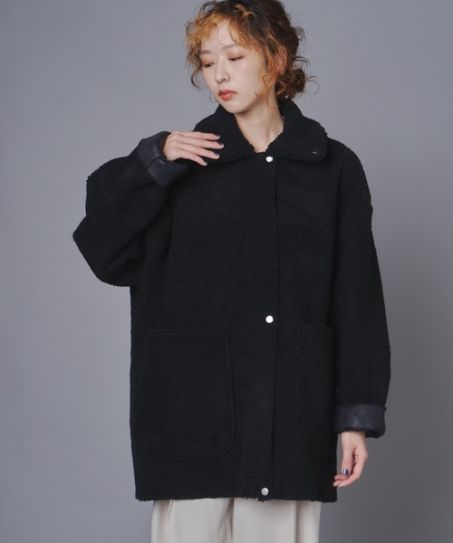 terrace ムートンコート ボアコート リバーシブルヴィンテージ加工