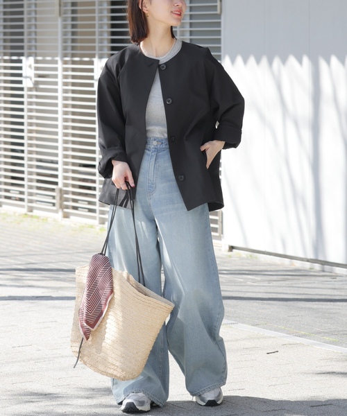 「JOURNAL STANDARD relume」 ジャケット FREE ブラック レディース_画像3