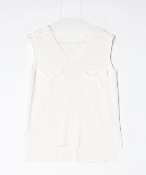 PING ノースリーブセーター M ホワイト PING ノースリーブセーター M ホワイト PING ノースリーブセーター M