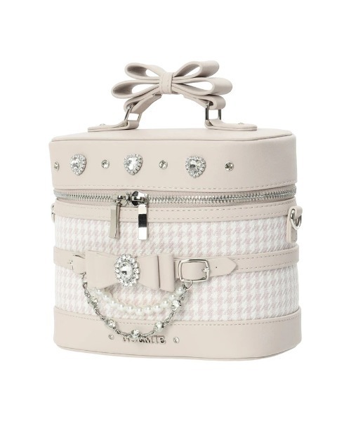 NOEMIE（ノエミー） ショルダーバッグ バッグ 千鳥柄リボンビジュー