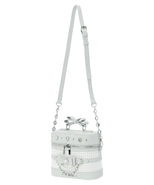 NOEMIE（ノエミー） ショルダーバッグ バッグ 千鳥柄リボンビジュー