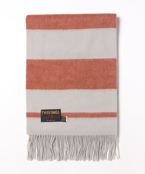 「TWEED MILL」 ストール - オレンジ系その他 レディース_画像2