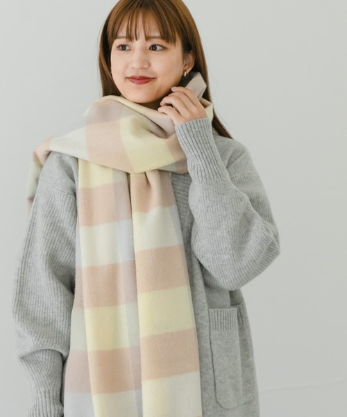 「TWEED MILL」 ストール - オレンジ系その他 レディース_画像3