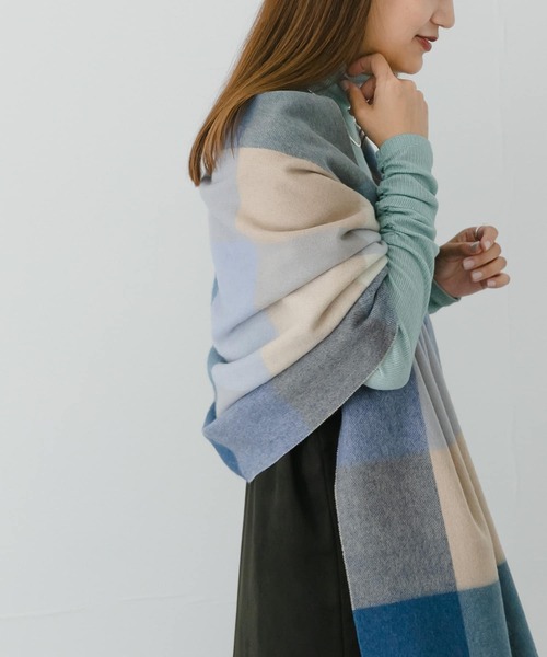 「TWEED MILL」 ストール - オレンジ系その他 レディース_画像6