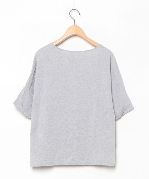 「BEARDSLEY」 花柄7分袖カットソー FREE グレー レディース_画像2