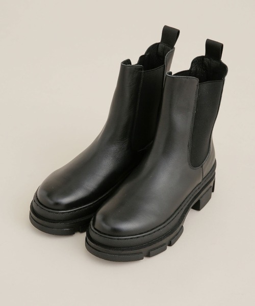 「REMME」 ブーツ 38 ダークカーキ レディース_画像3