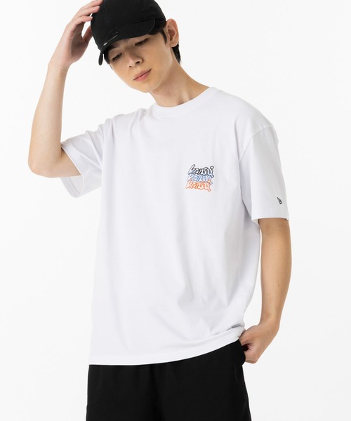 FOURTEEN x New Era ホワイト Tシャツ&パーカー 新品 M NEW ERA（ニューエラ） tシャツ 半袖Tシャツ 山本寛斎コラボ メンズ