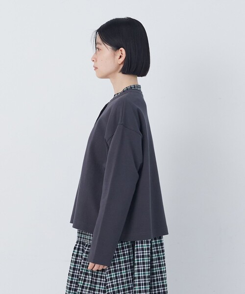✨美品✨アデュートリステス ポンチジャケット カーディガン スウェット グレー conges payes ADIEU TRISTESSE（コンジェペイエアデュートリステス