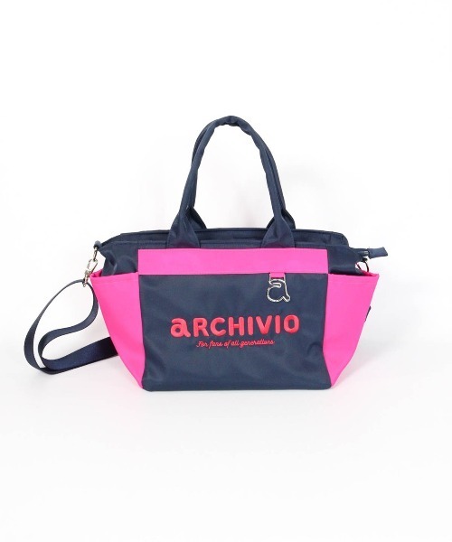 archivio（アルチビオ） ゴルフ 「LADIES」ロゴ刺繍配色カートバッグ