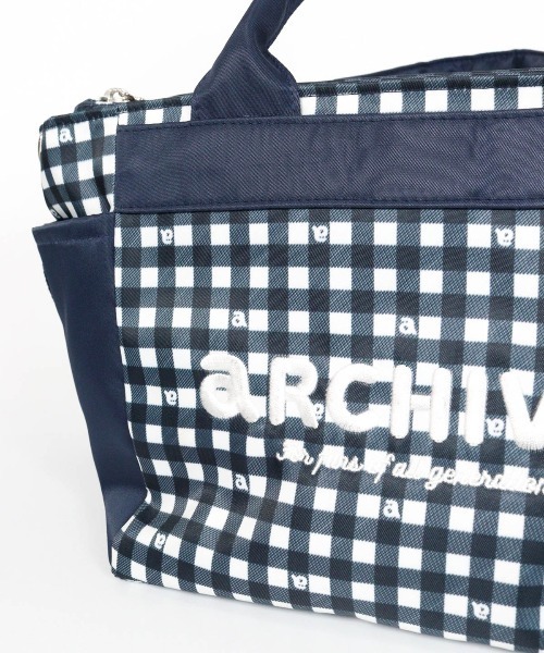 archivio（アルチビオ） ゴルフ 「LADIES」ロゴ刺繍配色カートバッグ