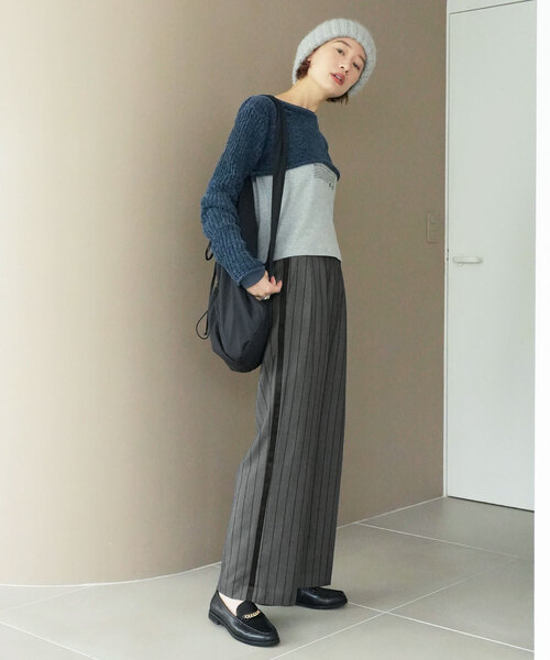 「SLOBE citron.」 パンツ 36 グレー レディース_画像7