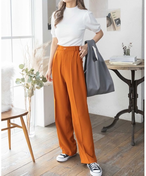 「COCOMOMO」 スラックス L ピンク レディース_画像7