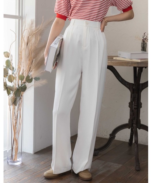 「COCOMOMO」 スラックス L ピンク レディース_画像8